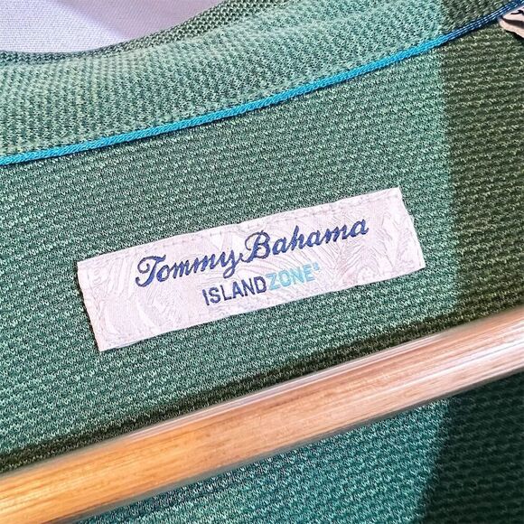 Tommy Bahama Island Zone Coolmax Polo Shirt Men’s 2XL Green Short Sleeve - Picture 3 of 6